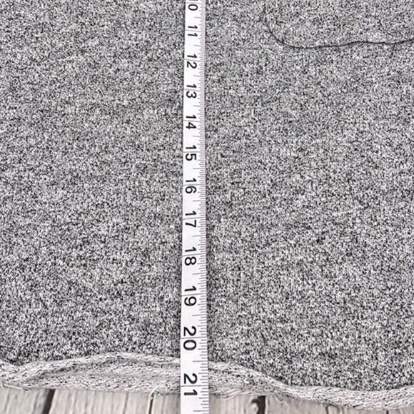 ATM Crewneck Sweatshirt Oversized Relaxed Raw Hem Gray Anthony Thomas Melillo M - Picture 7 of 11